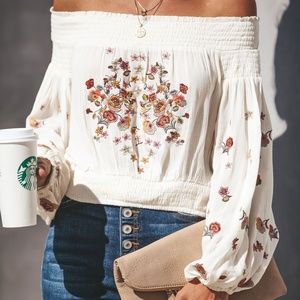 NWT Fairytale off the shoulder top